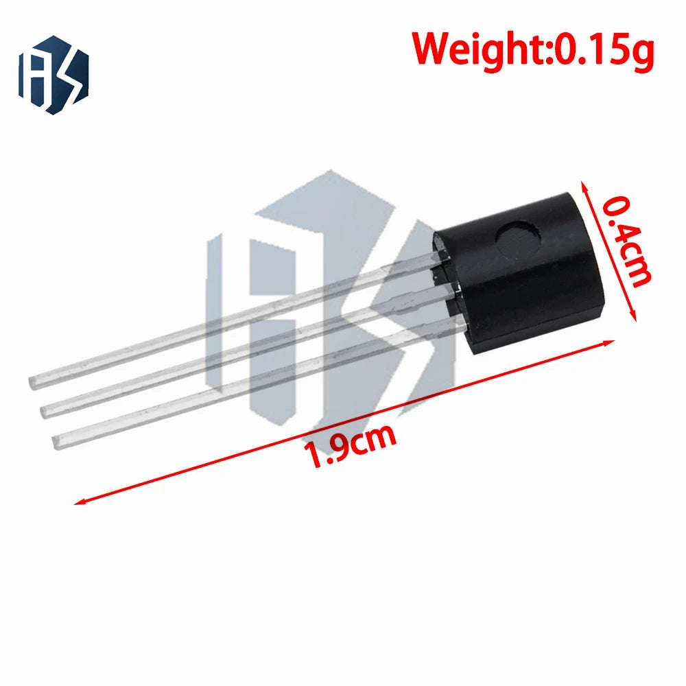 Lot Sensor Electronic Chip DS18B20 TO-92 18B20 Chips Temperature IC Zpaxo