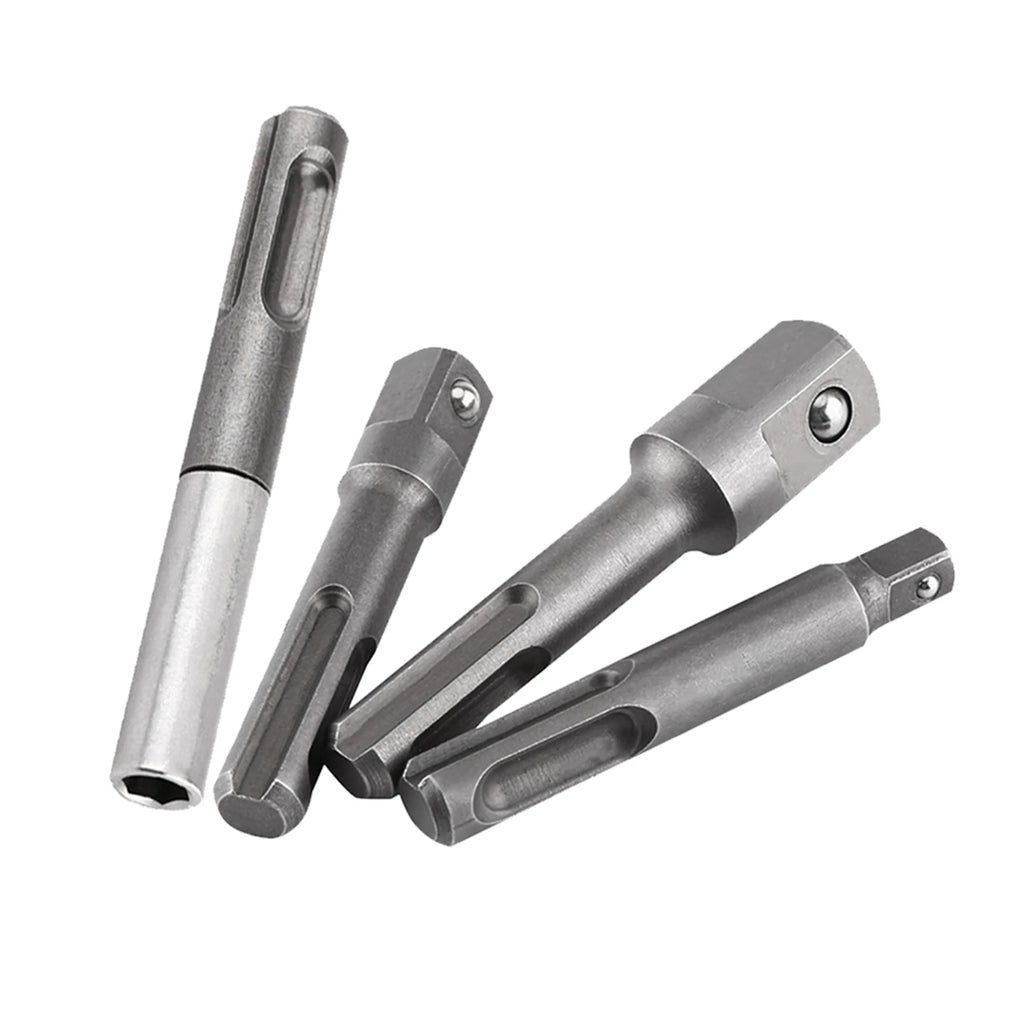 Drill Bit Socket SDS Shank 1 4 Hex Adaptor 3 8 2 Extension Connector