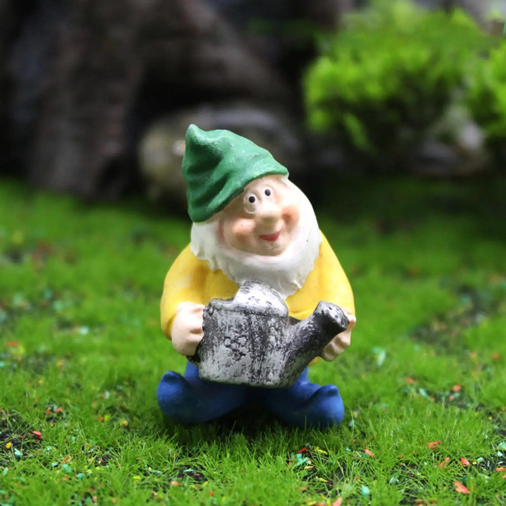 Gnome Figurine 8 Mini Fairy Garden Accessories Gnomes Sculpture