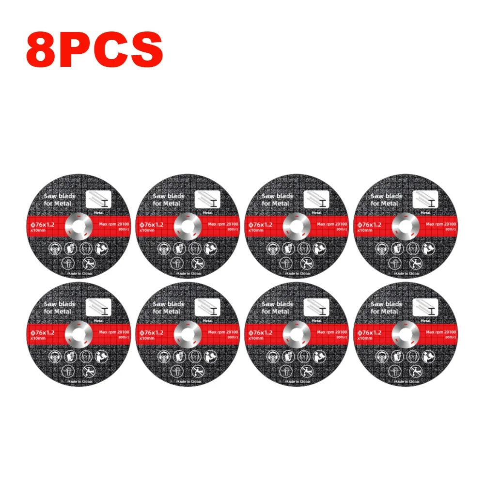 1/10PCS 76mm Metal Cutting Discs Wear Resistance Cut Off Circle Wheels Blades Cutting Wheels Angle Grinder Accessories Zpaxo 8PCS