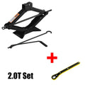 Portable Hand Crank Scissor Jack 0.8T–2T | Car SUV Tire Change