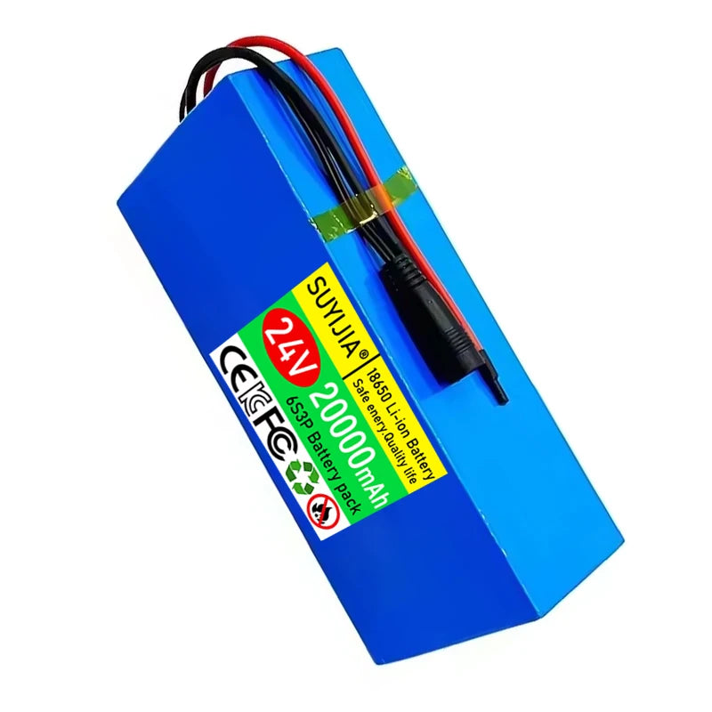 2026 NEW 6S3P 24V 20Ah 18650 Rechargeable Lithium Battery Original 25.2V 20000mAh Lithium-ion Battery Pack with Charger Zpaxo