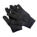 1 Pair Stainless Steel Wire Cut Resistant Anti-Cutting Safety Protective Work Gloves Level 5 Stainless Steel Wire Repair Gloves Zpaxo black M