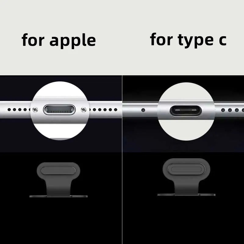 2 4 USB C Anti Loss Dust Plugs Charging Port Cover Iphone 14 13 Max 7