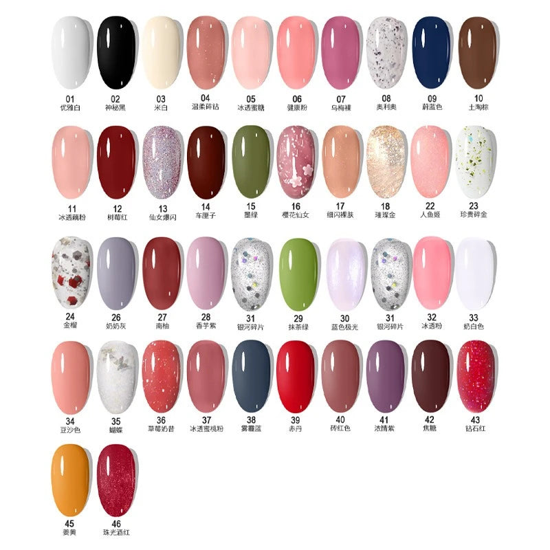 Water-based Peel-off Nail Polish No UV Lamp Needed Long-lasting Zpaxo