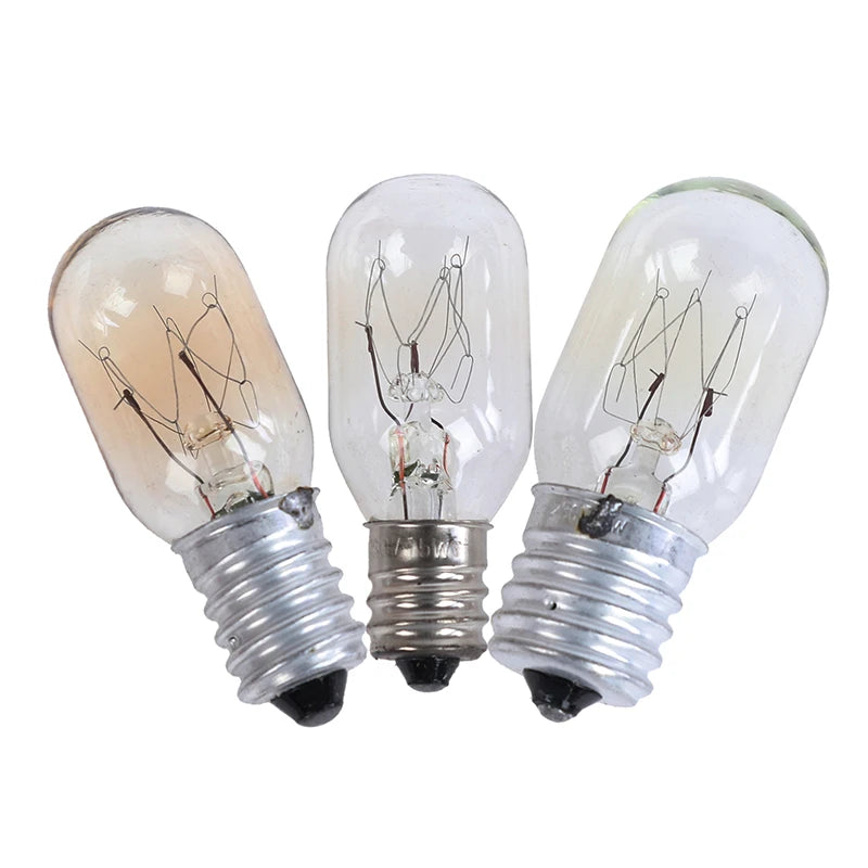 15w Refrigerator Bulb Microwave Light E12 E14 E17 Toaster Steam 230V