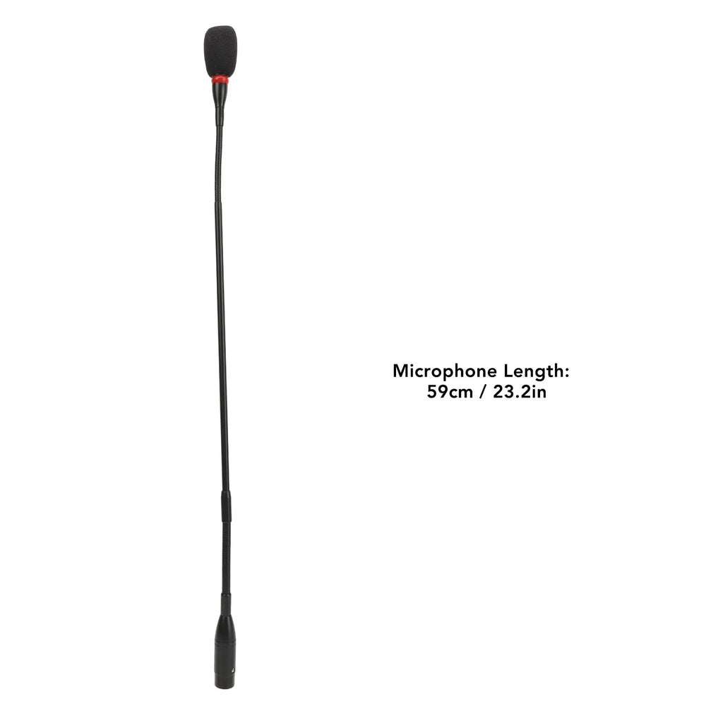 Condenser Gooseneck Microphone Clear Sound Indicator Windproof Cotton