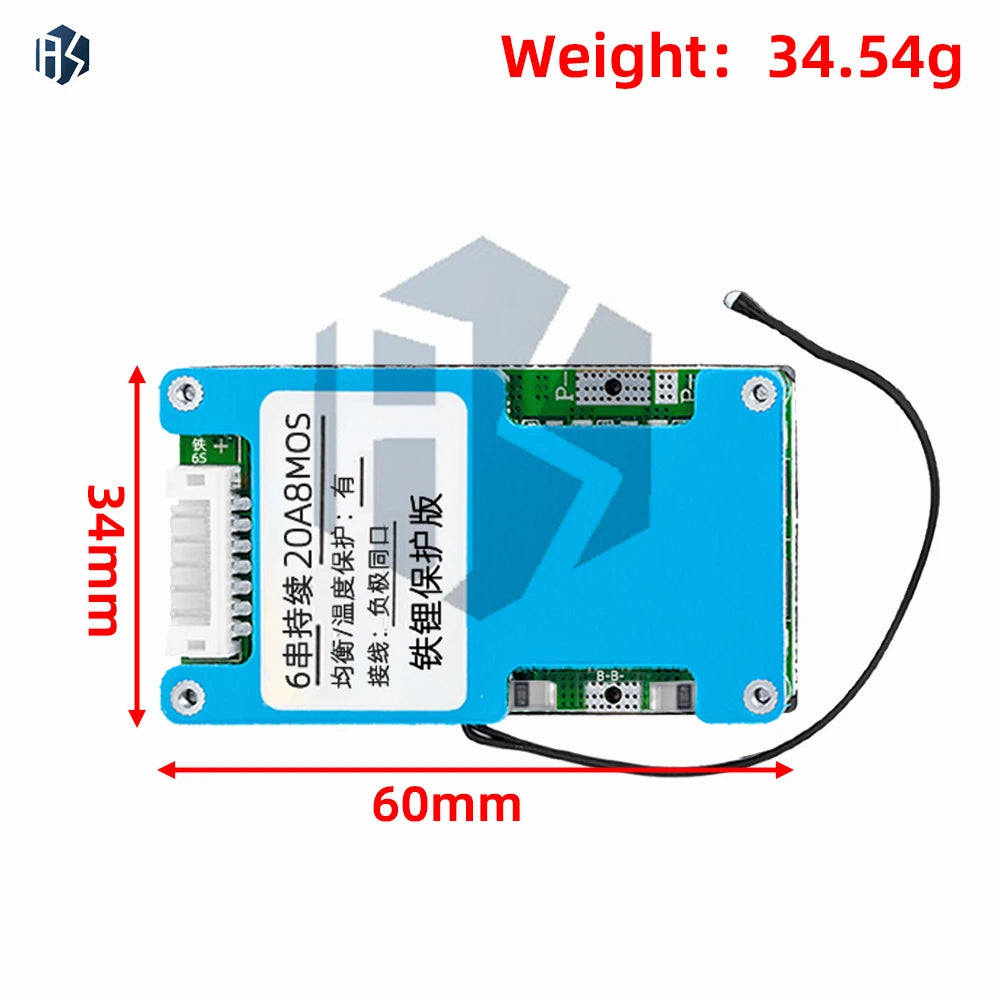 6S 7S 24V 15A 20A 25A LiFePO4 Battery Balanced Charge Equalizer Board Zpaxo