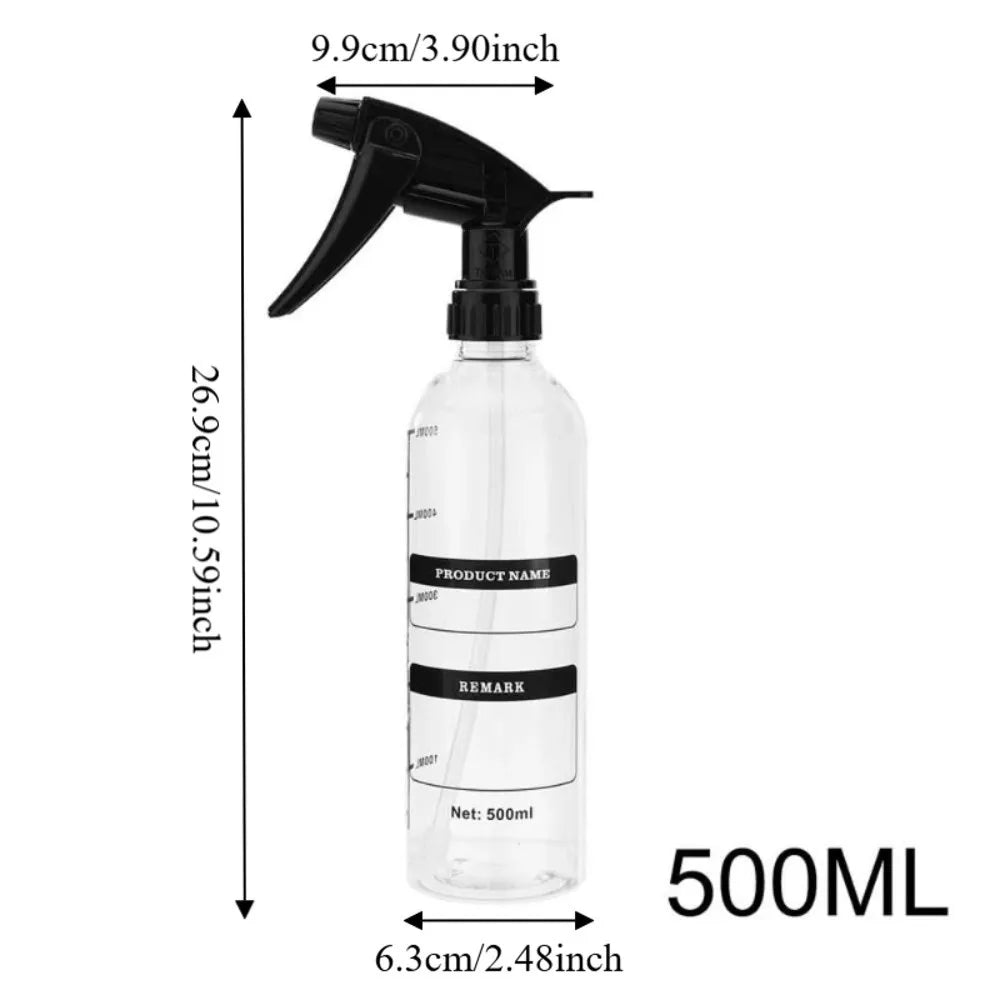 500ml Spray Bottle Refillable Multi-Purpose Mist Water Sprayer Adjustable Sprayers Heavy Duty Cleaning Spray Bottle Zpaxo