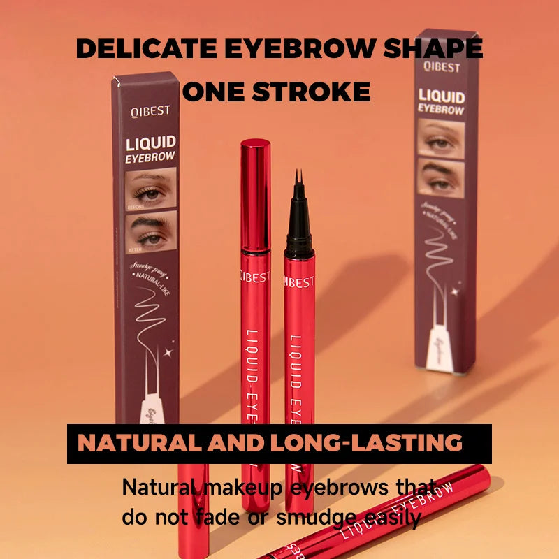 Eyebrow pencil waterproof and oil-proof, not easy to smudge, dark brown, light brown, with distinct roots Zpaxo