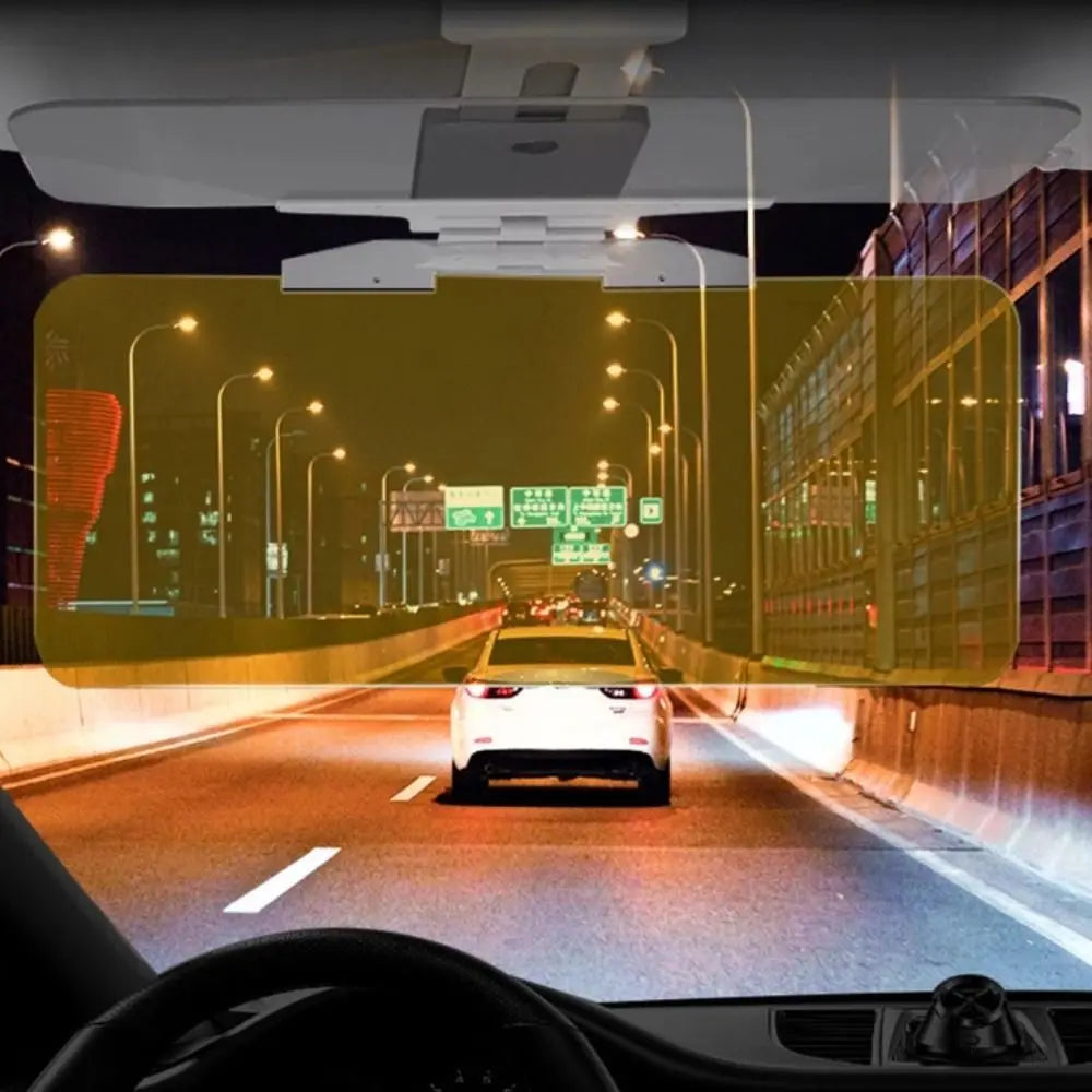 Polarized Car Sun Visor UV Blocking Adjustable Sun Visor Extender Fold Flip Down 2 IN 1 Anti Glare Sun Visor Day Night Vision Zpaxo