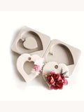 1pc Silicone Heart Round Shaped Aromatherapy Plaster Mold for Diffuser Stones - DIY Crafts, Jewelry Making Accessories Zpaxo heart