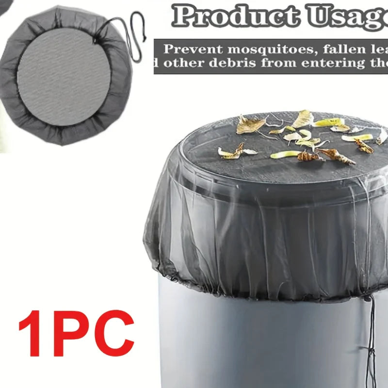 2PCS Mesh Cover Netting for Rain Barrels Water Collection Buckets Tank Raindrop Harvesting Tool Anti-Mosquito Water Protection Zpaxo