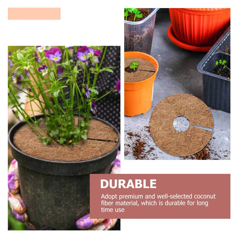 Coconut Fiber Anti-grass Mulch Rings Thick Wear-resistant Coir Mats