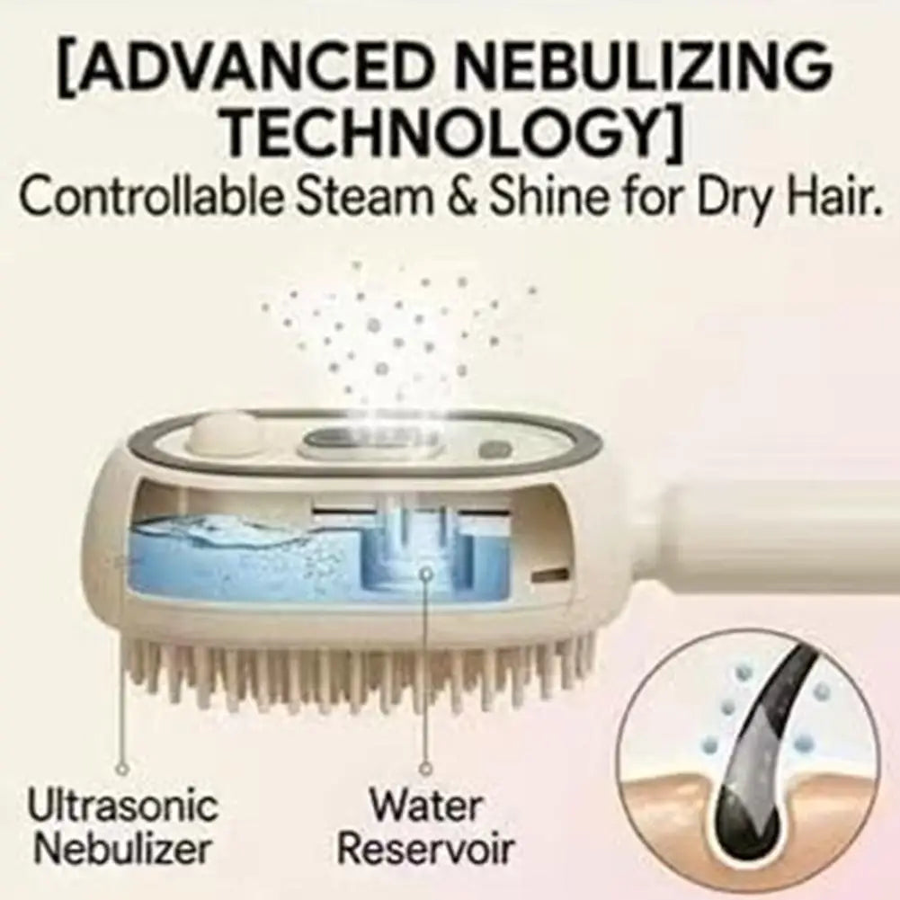 2-in-1 Spray Massage Comb | Scalp Hair Care Brush Tool Spray Massage Comb Zpaxo