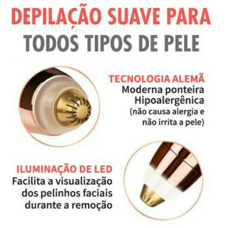 Portable Mini Electric Eyebrow Trimmer Face Hair Remover Blade Eye