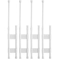 4Pcs RV Shower Corner Bar Telescopic Storage Rod Prevent Falling Toiletry Storage Adjustable Shelves Camper Travel Accessories Zpaxo 4PCS