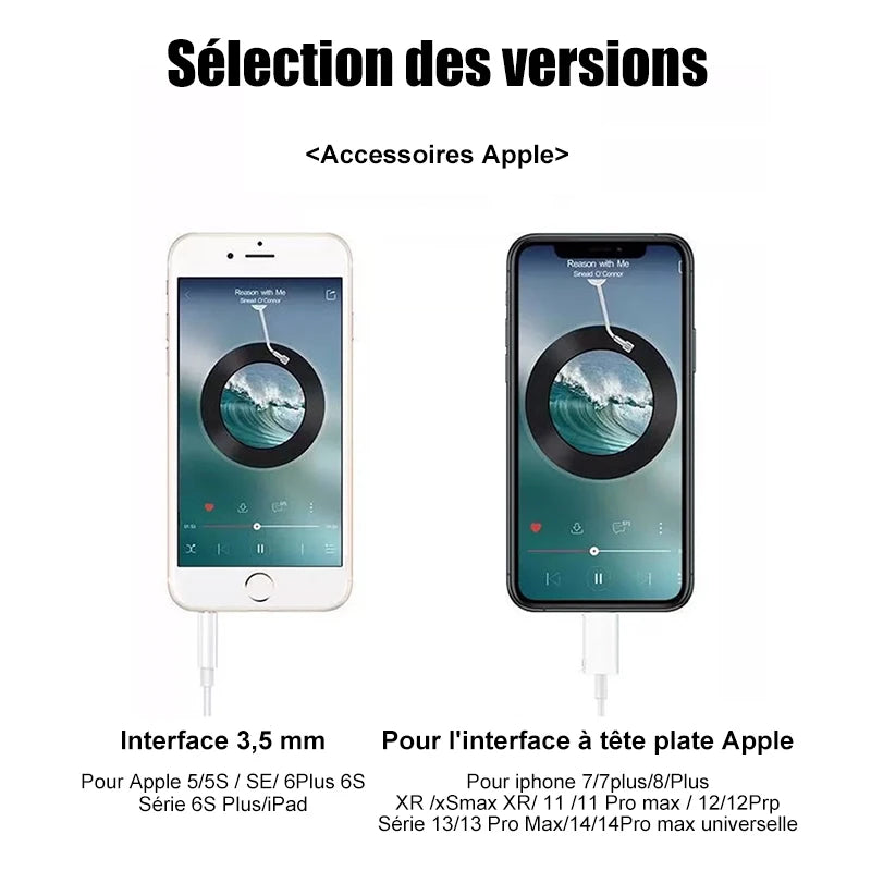 Headphones Apple Iphone 14 11 12 13 Max Earphones XR X XS SE 6 6S 7 8
