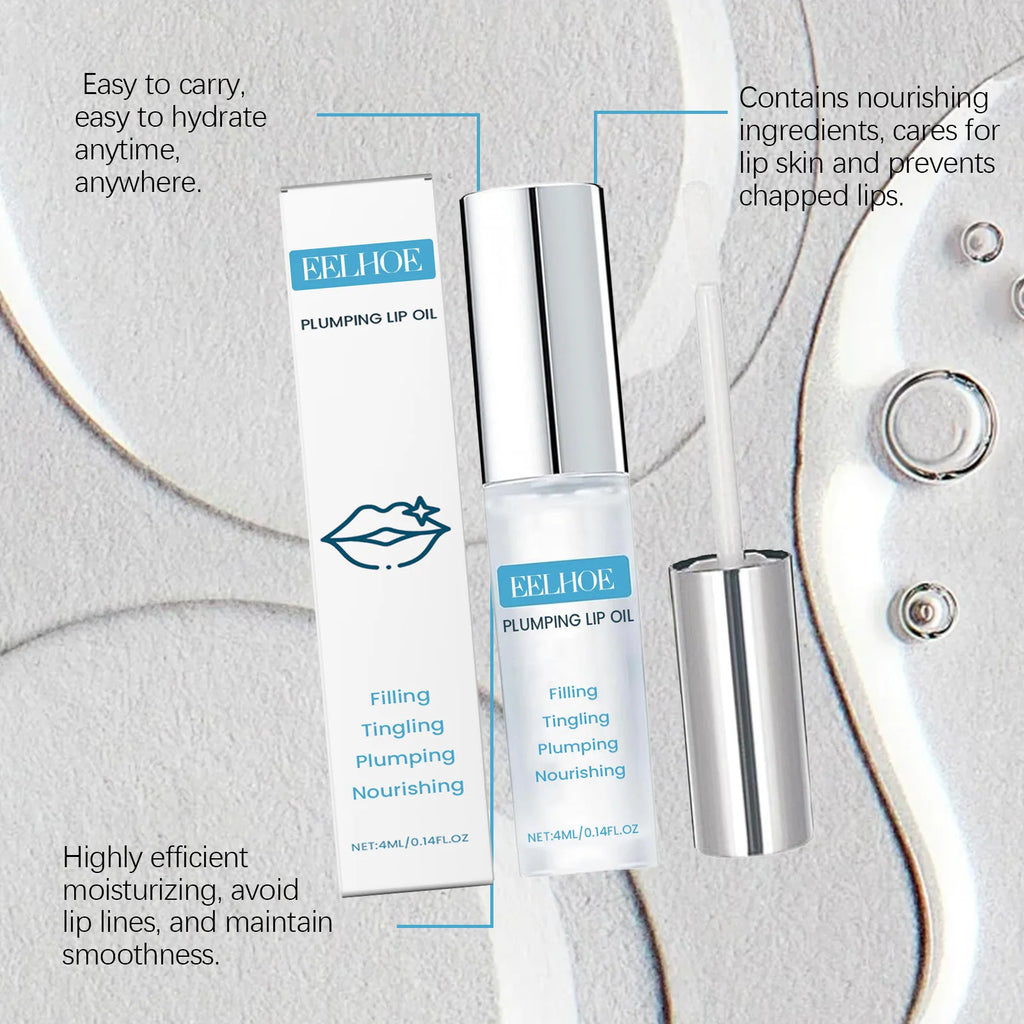 Fast Volumising Lip Plumper Serum Sexy Lip Oil Gloss Increase Lip Elasticity Reduce Fine Lines Brighten Moisturizing Lip Care Zpaxo