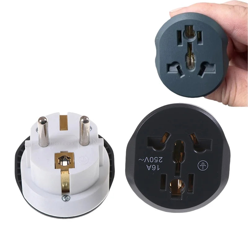 16A Universal EU Travel Adapter – UK US AU to EU Plug