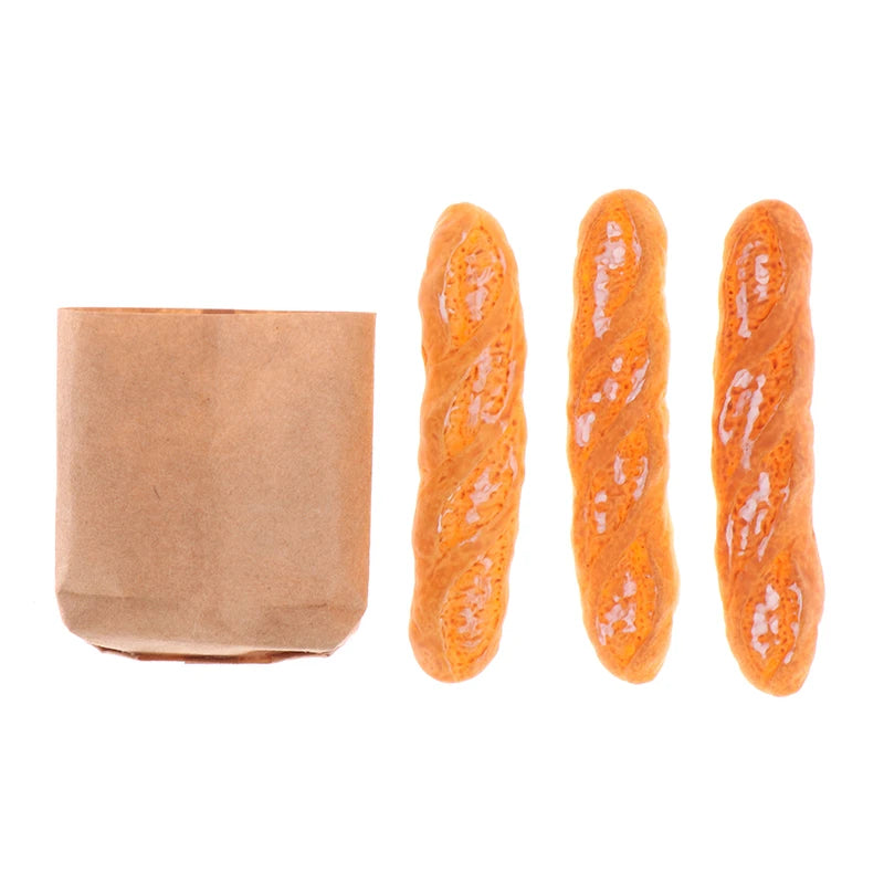 ▶1 Set Fake Croissant Mini Food Bread Ornament Miniature 1:12 Dollhouse Decor Furniture Toys Dollhouse Accessories Zpaxo 1SET