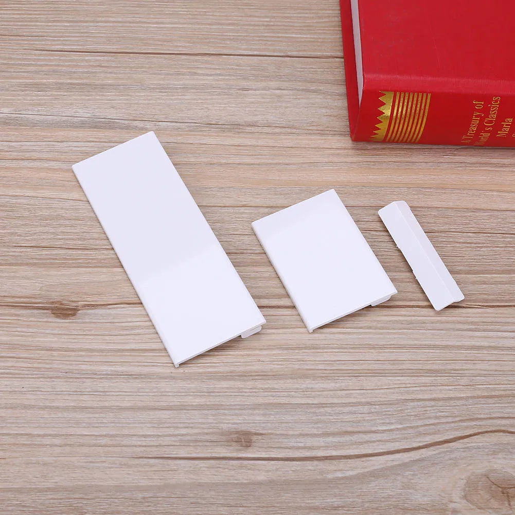 3 in 1 Memory Card Door Slot Cover Replacement Memory Card Door Slot Cover Lids Game Console Accessories Fit for Nintendo Wii Zpaxo