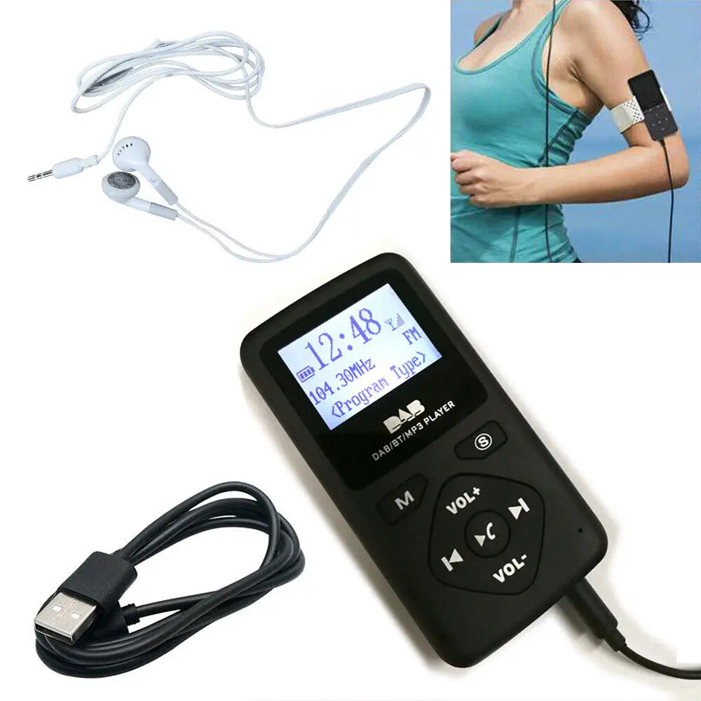 Portable Radio Micro-USB Personal Pocket MP3 Player Digital P7 Mini