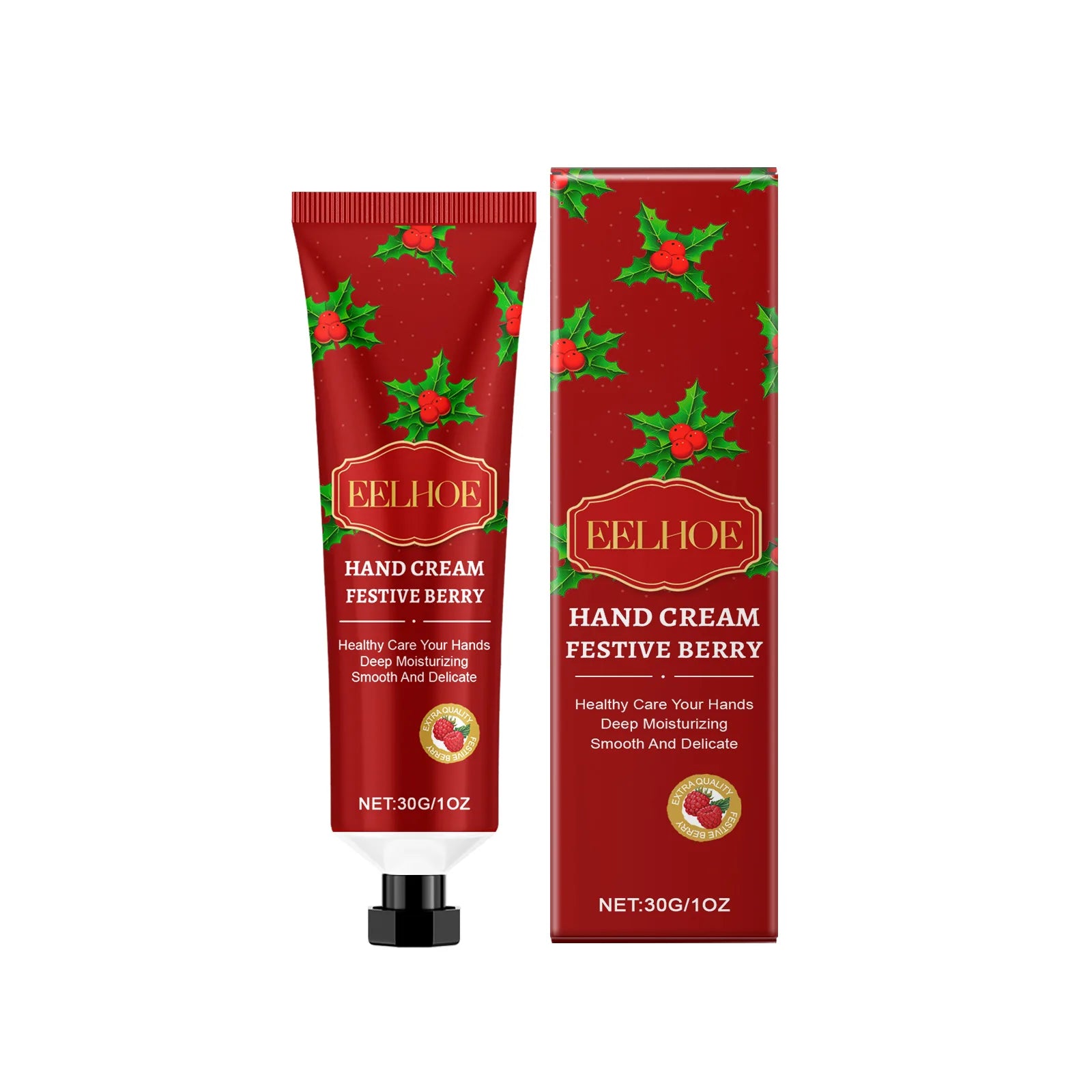 Eelhoe Moisturizing Hand Cream Set – Plant Extracts, 30g Hand & Foot Cream Zpaxo Berry