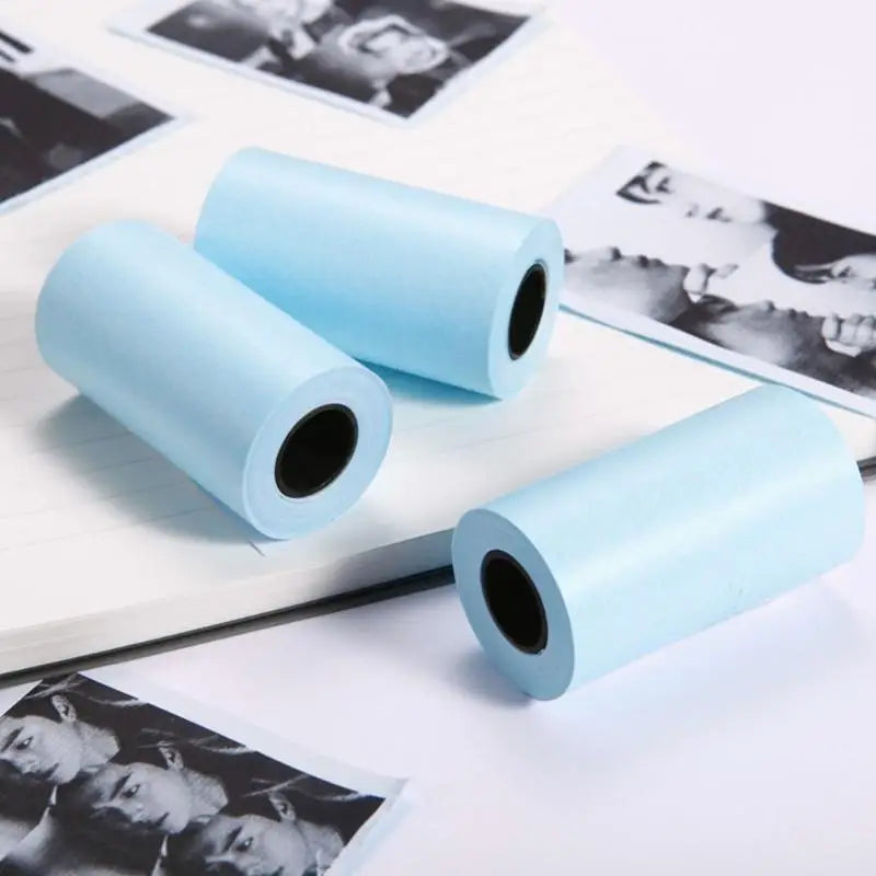 652F Colorful Thermals Sticker Paper 20Rolls Mini Printer Crafting Zpaxo
