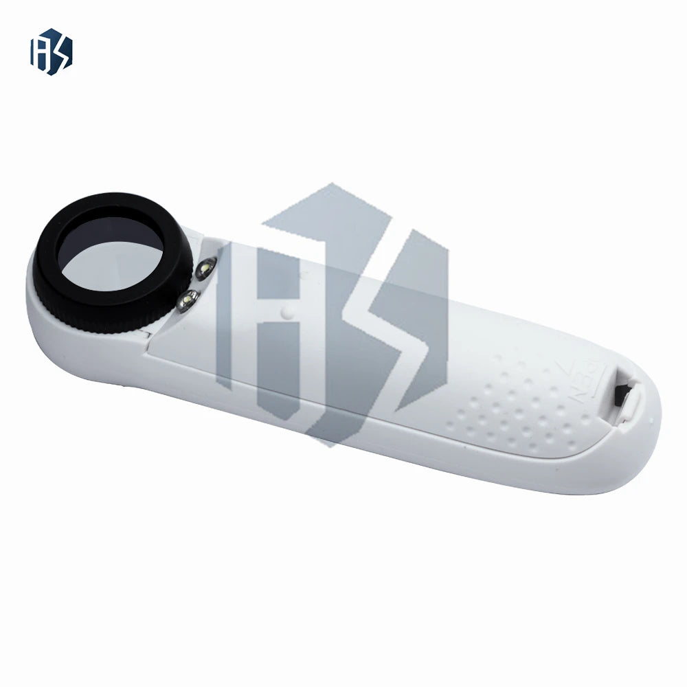 15X Handheld Glass Loupe Portable Pocket Magnifier 2 LED Lights Zpaxo