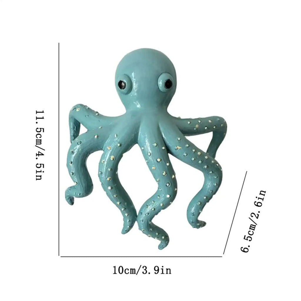 Plant Pot Hanger Resin Hangable Climbing Decoration Octopus Figure