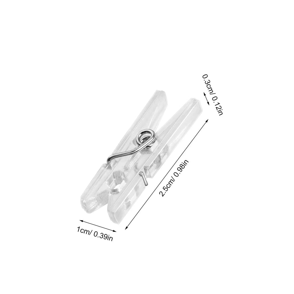 Spring Clothespins Mini Hanging Clips Premium Plastic Baby Outfits