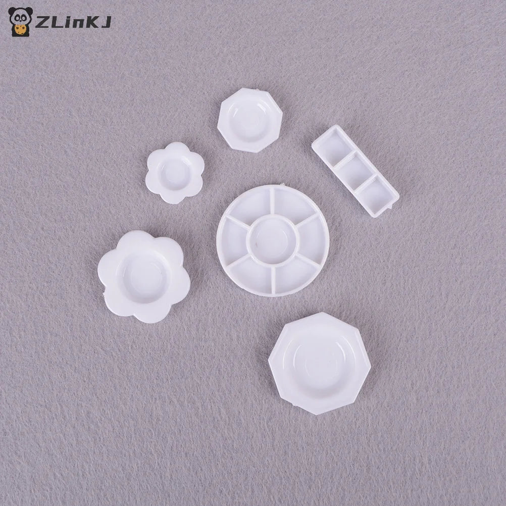 ▶33pcs Mini Dollhouse Miniature Kitchen utensils dish plate tableware Toys Zpaxo