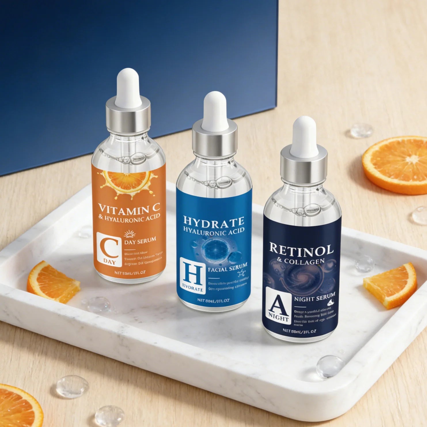 Hyaluronic Acid, Retinol & Vitamin C Face Serum 30ml Face Serum Zpaxo