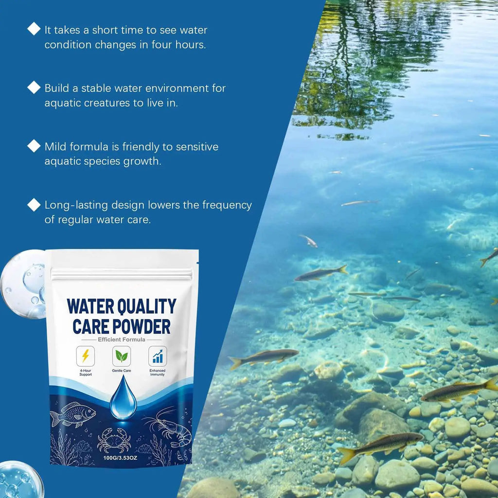 Aquarium Clarifier Fast Purification Powder Water Cloudy Remover Fish