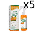 Orange Oil Foot Peeling Spray – Exfoliate & Soften Cracked Heels Foot Exfoliating Spray Zpaxo 100ml Boxed X 5PCS