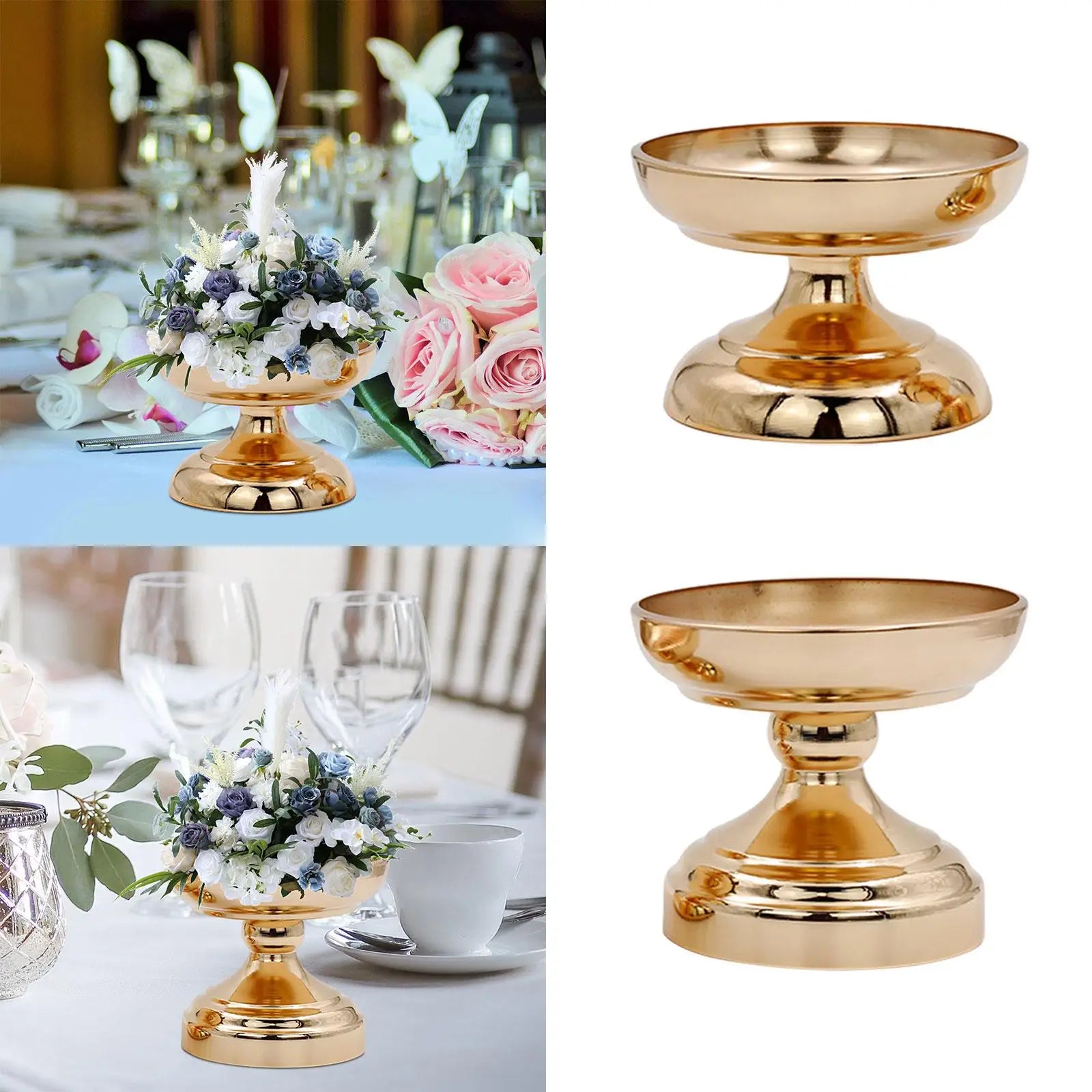 Fruit Plate Unique Container Food Storage Tray Flower Pot Stand Dessert Plate for Home Interior Restaurant Tabletop Bedroom Zpaxo