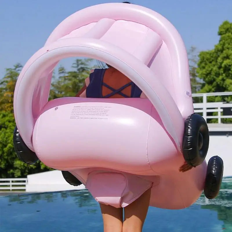 Car Float Baby Inflatable Ride Pool Toys Ergonomic Comfortable Zpaxo