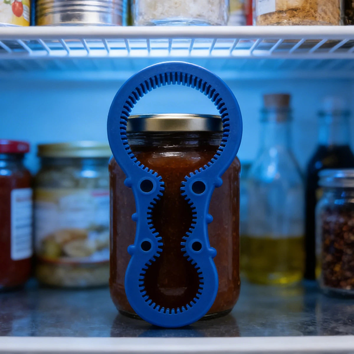3-in-1 Silicone Jar Opener – Non-Slip Grip for Jars & Bottles