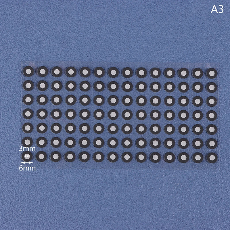 1 Sheet 3D Scanner Identification Points Reflective Markers Dot