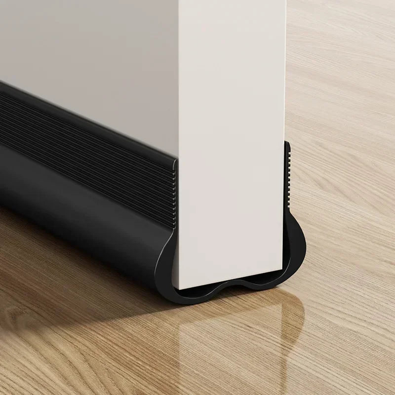 Flexible Door Bottom Seal Strip – Draft, Dust & Sound Guard Door Weatherstrip Seal Zpaxo BLack 93cm