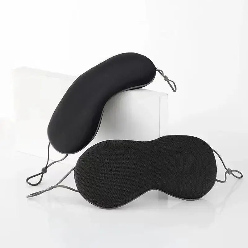 ▶Ice Silk Eye Mask Adjustable Warm Cool Dual Use Breathable Sleep Mask For Travel And Comfortable Light Blocking Zpaxo A3