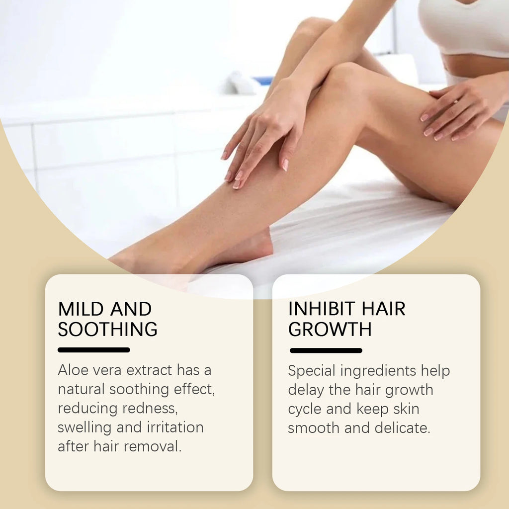 After Hair Removal Oil Natural Plant Formula Soothe Skin Redness Non-Irritating Gentle Care for Body Skin Post Depilation 60ml Zpaxo