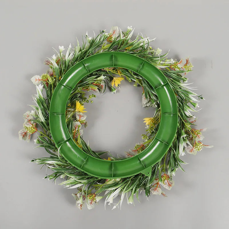 Easter Egg Wreath – Artificial Flower Garland for Front Door