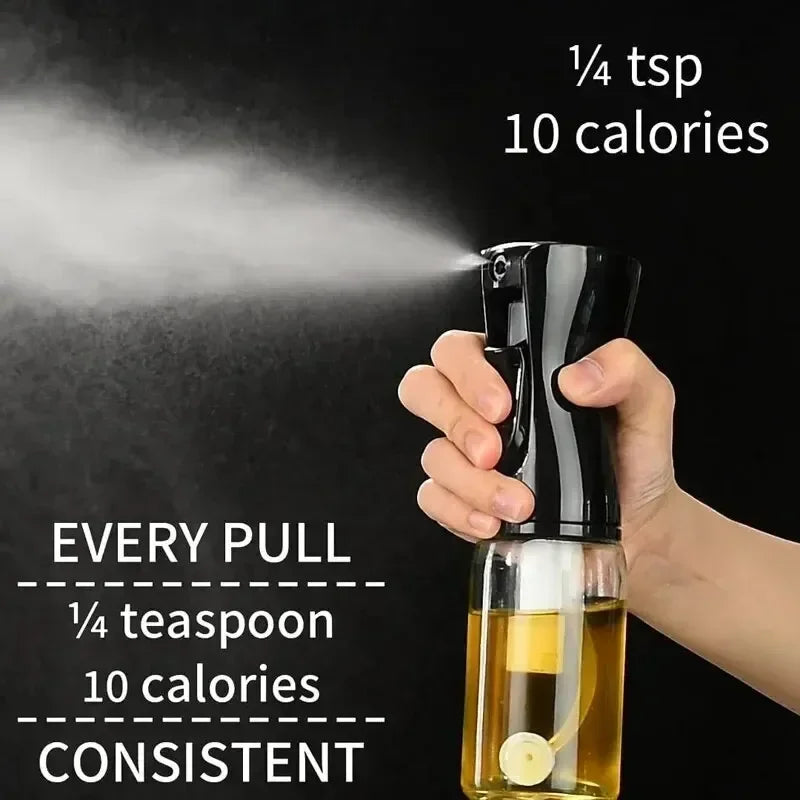 Oil Spray for Cooking Olive Oil Dispenser Plastic Bottle Sprayer Mist-Reusable Food Grade Oil Vinegar Spray Kitchen Accessories Zpaxo