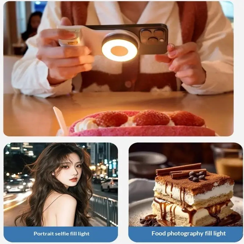 Magnetic Phone Grip with Bluetooth Remote Shutter & Stabilizer