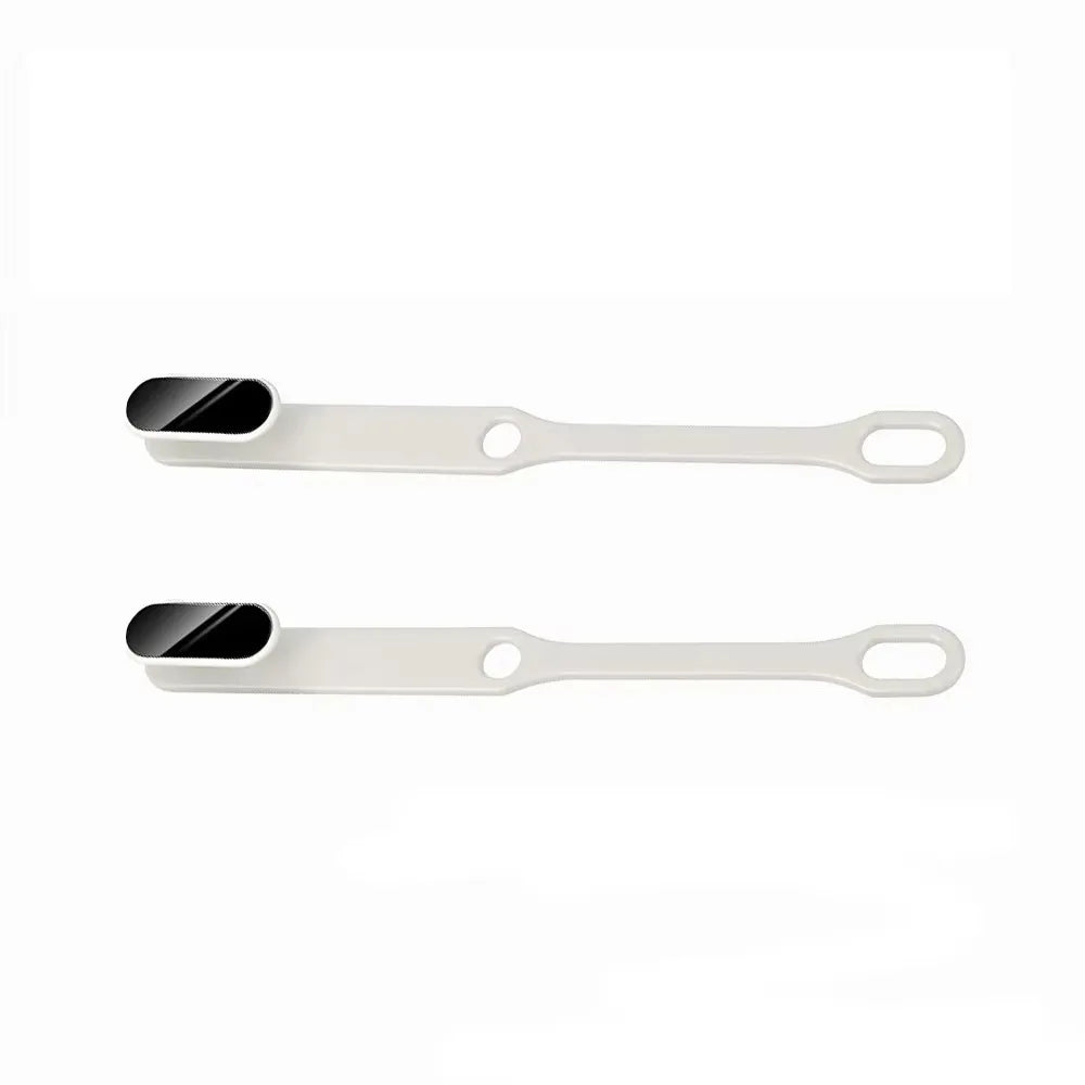 Universal Fit Car Seat Belt Extension Anti-rattle Auto Fixator Avoid Zpaxo White