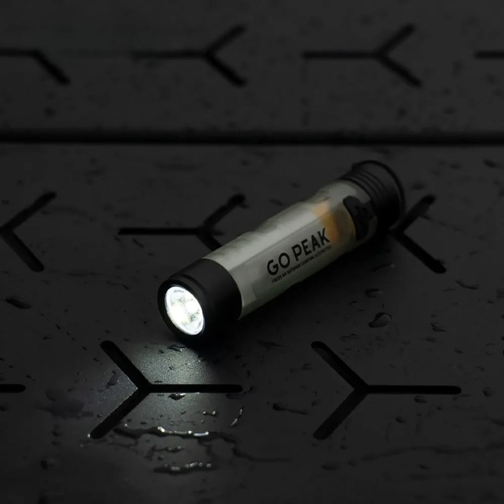 Gopeak Pocket Mini Flashlight Outdoor LED Key Clip Cap 5050 Torch Long Endurance USB Rechargeable Emergency Hiking Camping Trail Zpaxo
