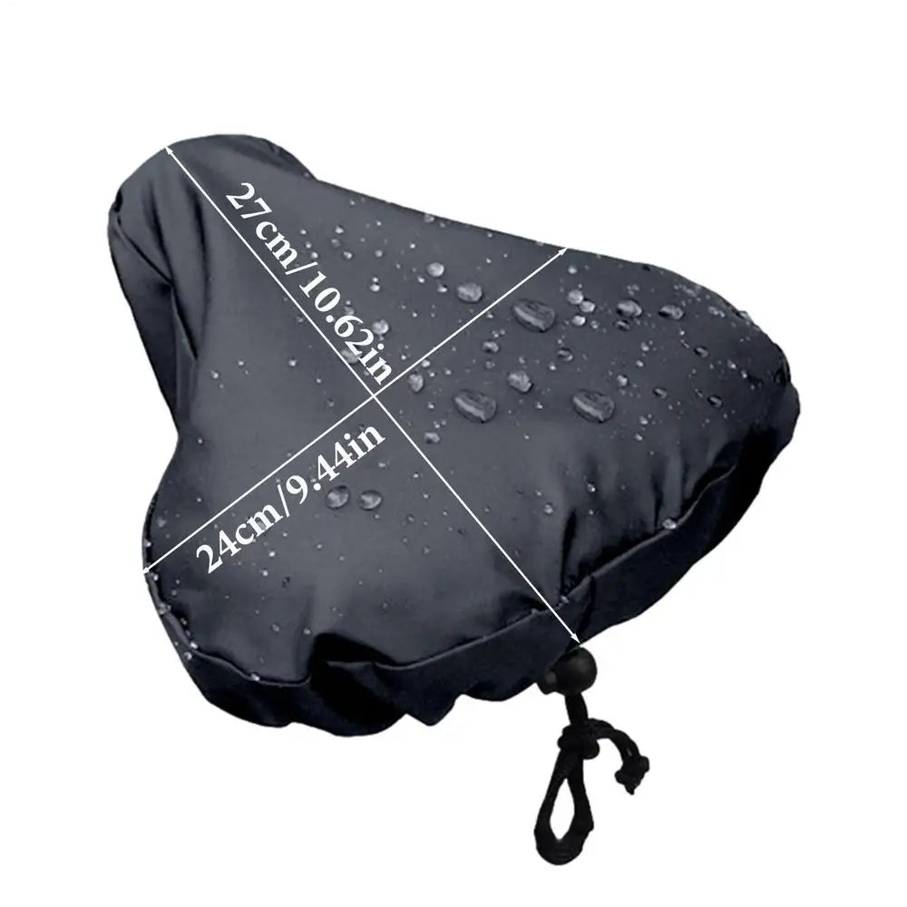 Bicycle Saddle Seat Rain Cover Oxford Cloth Dust-proof Cushion
