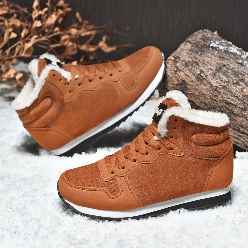 Women Boots Comfortable Winter Shoes Warm Sneakers Snow Waterproof Zpaxo